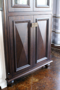 pyramid raised panel cabinet doors in quarter sawn oak