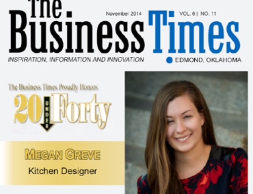 Megan selected by Edmond Business Times