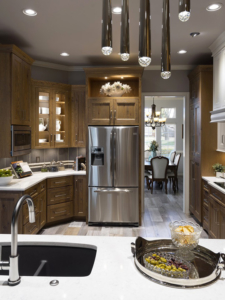 Custom Oak cabinetry for full kitchen remodel