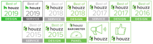 Best of Houzz every year we've been there!