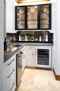 Gaillardia Wine Room Custom Cabinetry