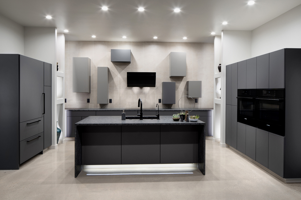 Completed project for this ultra modern new home kitchen
