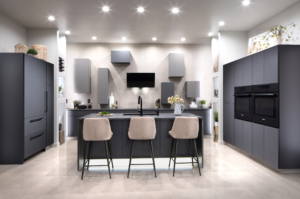 Completed project for this ultra modern new home kitchen