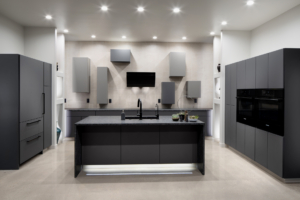 Completed project for this ultra modern new home kitchen
