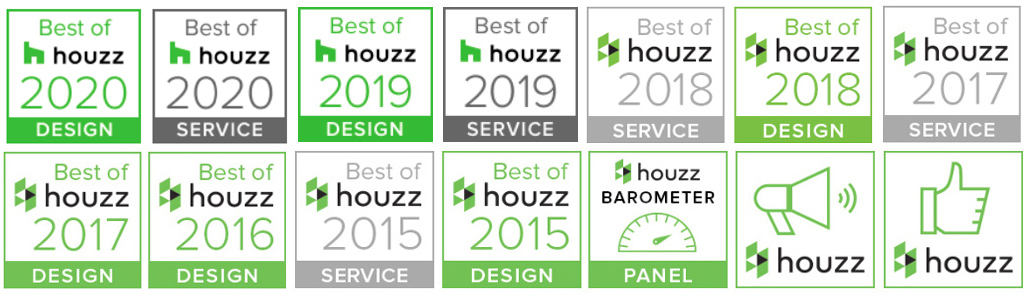 Best of Houzz 6 years in a row!