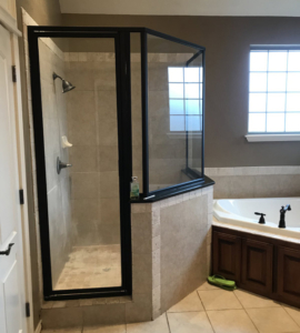 BEFORE shower and tub
