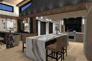 Custom Kitchen render