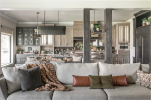 Full kitchen and living room design and build