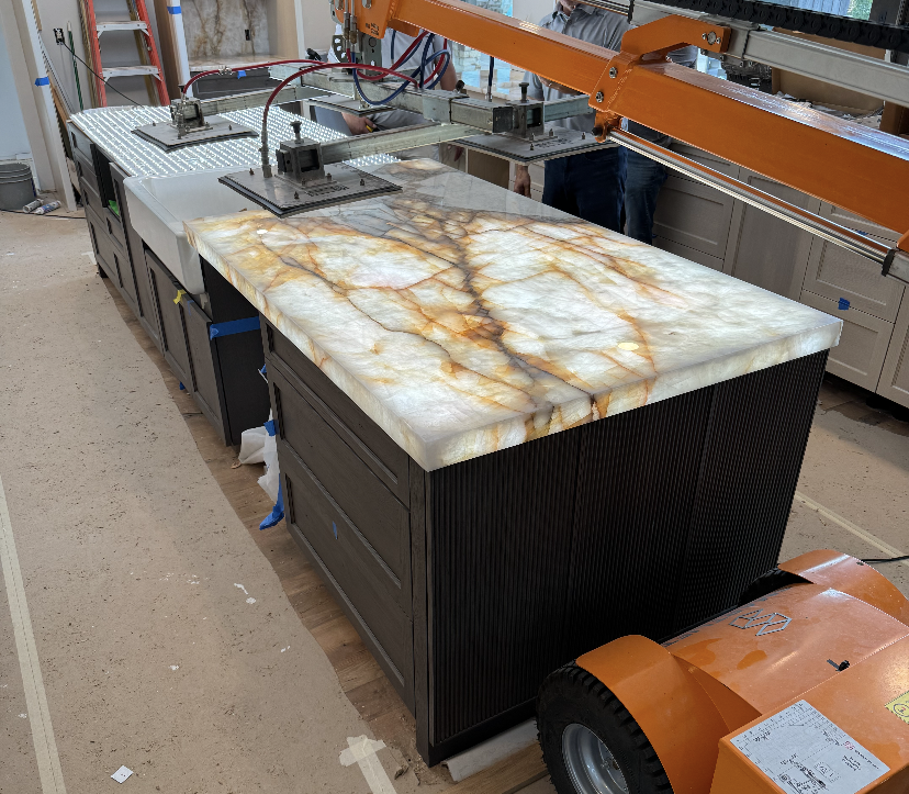 Underlit Countertop in this whole home remodel